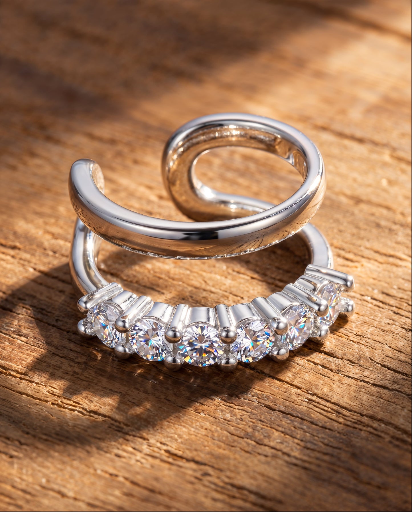Hexis Ear Cuff – Silver 925 | 925 Sterling Silver | Lexan