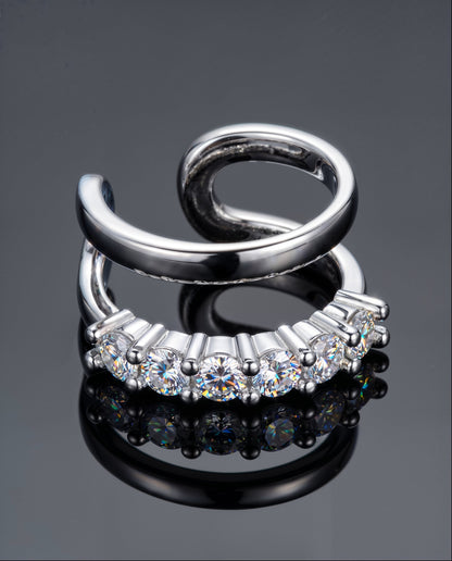 Hexis Ear Cuff – Silver 925 | 925 Sterling Silver | Lexan