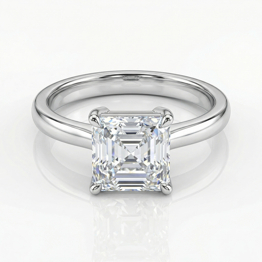 CHATUR Ring - Silver - Moissanite