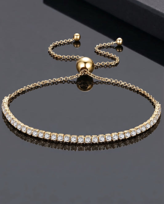 SOLARIS - CZ Tennis Bracelet - Silver 925 | 925 Sterling Silver | Lexan