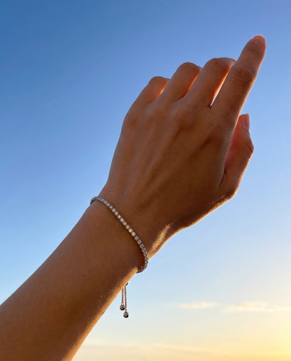 SOLARIS - CZ Tennis Bracelet - Silver 925 | 925 Sterling Silver | Lexan